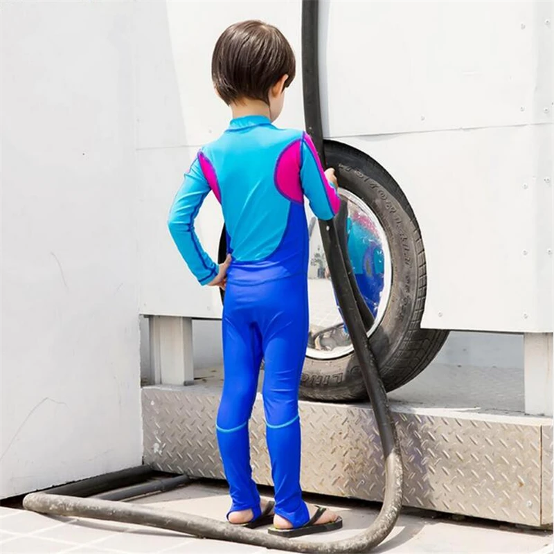 Детский купальник 2020 с длинным рукавом для девочек и мальчиков детский купальный