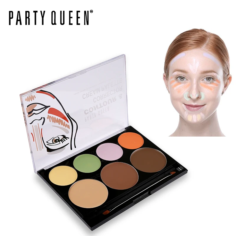 Палетка для коррекции контура лица 7 цветов | Красота и здоровье