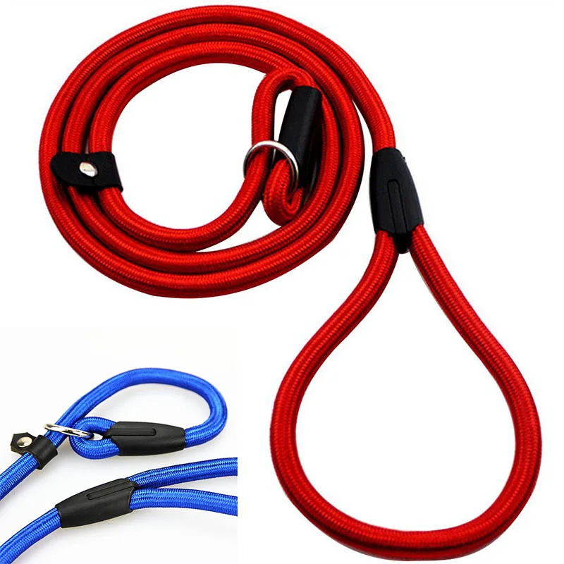Нейлоновая веревка для собаки 0 8x120 см 1 0x120 см|dog whisperer|slip leaddog rope |