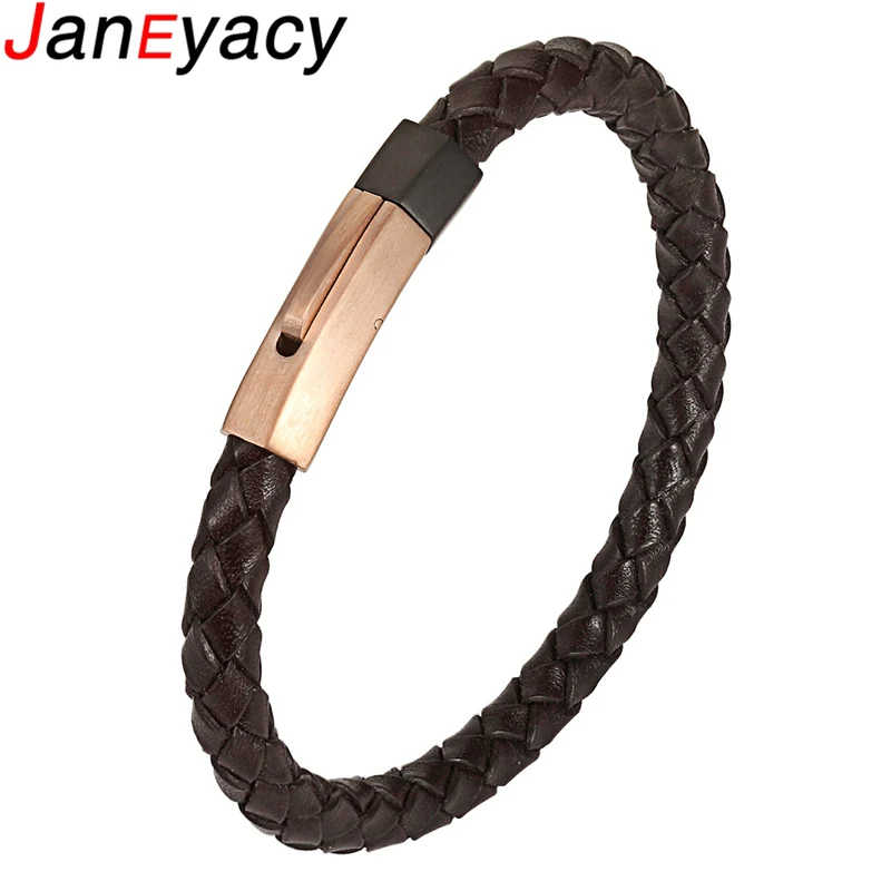 

Fashion Retro Stainless Steel Bracelet Men Genuine Leather Bracelets Simple Retro Ladies Leather Bracelet Women Christmas Gift