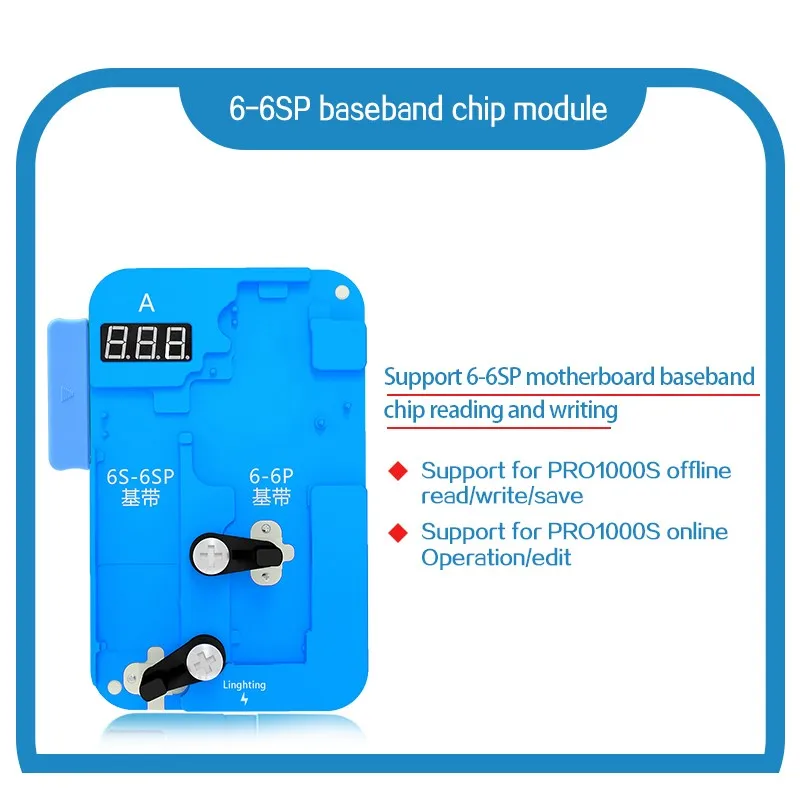 for Baseband 6-6SP JC PRO1000S Logic Baseband EEPROM IC чип несъемная материнская плата чтение записи модуль для iPhone 4 5 6 6S 7 7P 8 8P iPad 23456 - Цвет: for Baseband 6-6SP