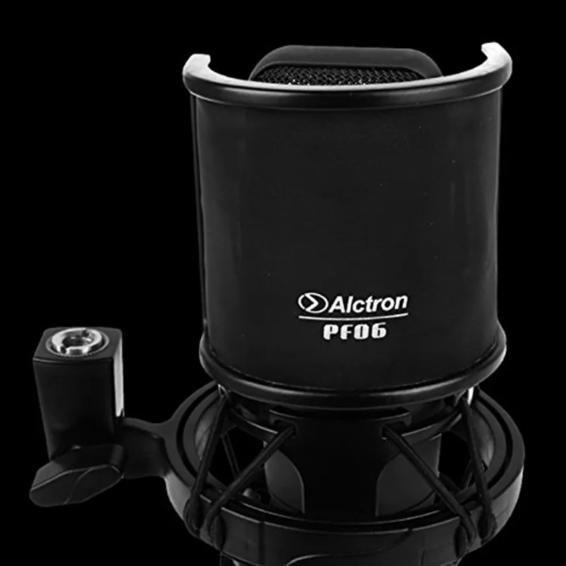 Alctron PF06 микрофон поп-фильтр металлическая сетка пенопластовый слой чехол для микрофона ручной микрофон поп-экран ПОП-экран студийный экран
