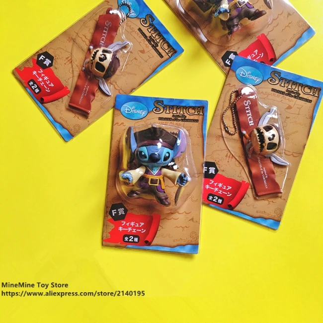 DISNEY Lilo& Stitch Jolly Roger 7 см фигурка осанки аниме украшение коллекция Статуэтка игра игрушка модель для детей подарок
