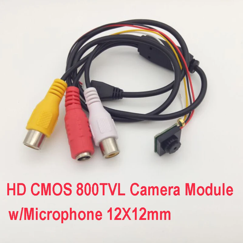 CNDST f3.6mm объектив HD 800TVL FPV мини камера CCTV Микрофон Домашняя безопасность видео
