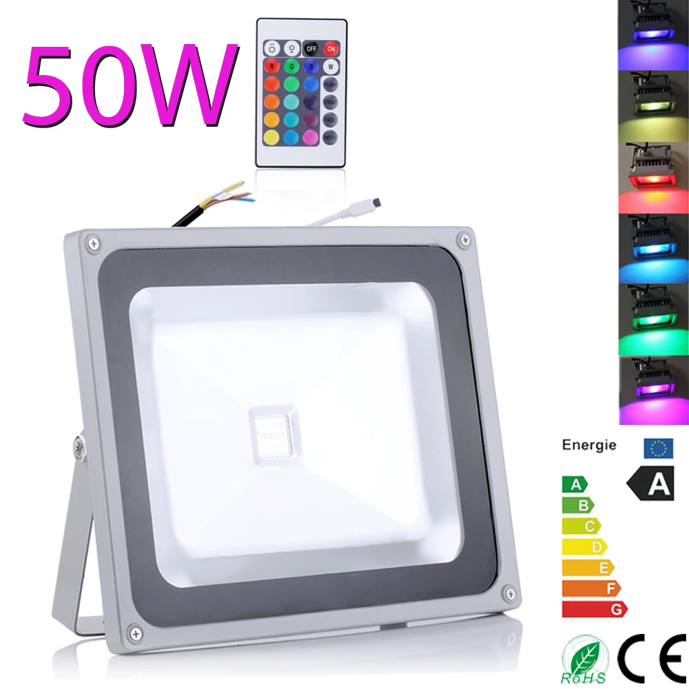 SZYOUMY RGB Светодиодный прожектор 10 Вт 20 30 50 70 100 светодиодный нарусветильник IP65