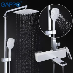 GAPPO смесители для душа набор для душа с дождем настенный смеситель для ванной комнаты душевая Ванна Водопад смеситель для ванны grifo ducha
