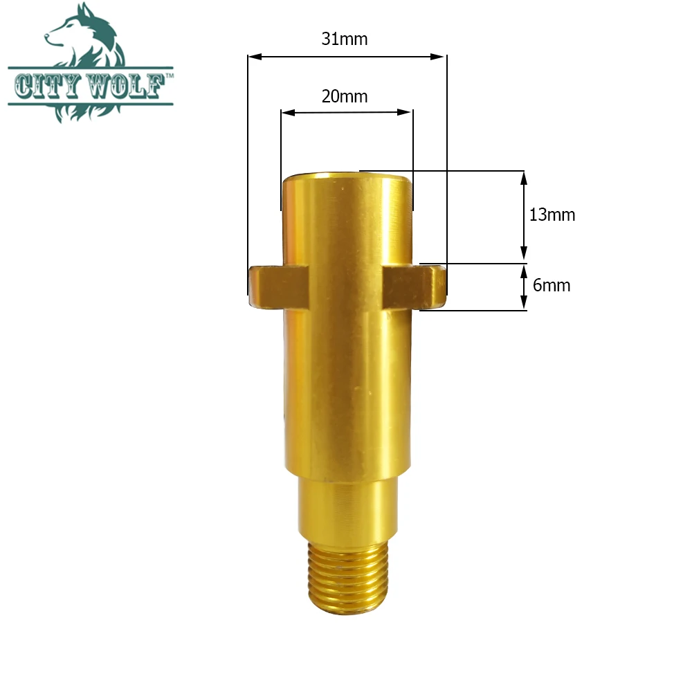 100PCS high pressure washer aluminum adaptor G1/4 thread outside inside wire Karcher K2-K7 spray water gun city wolf car | Автомобили и