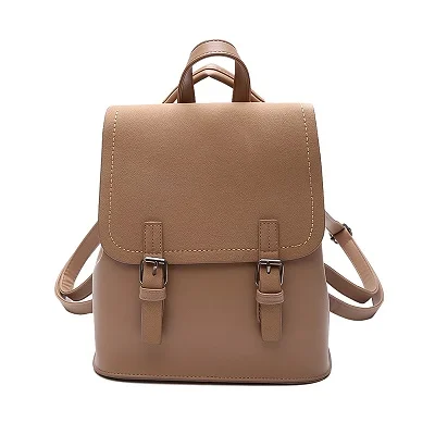 Рюкзак женский школьный рюкзак для подростков девочек Женский Mochila Feminina Mujer рюкзак дорожная сумка Sac A Dos - Цвет: Khaki