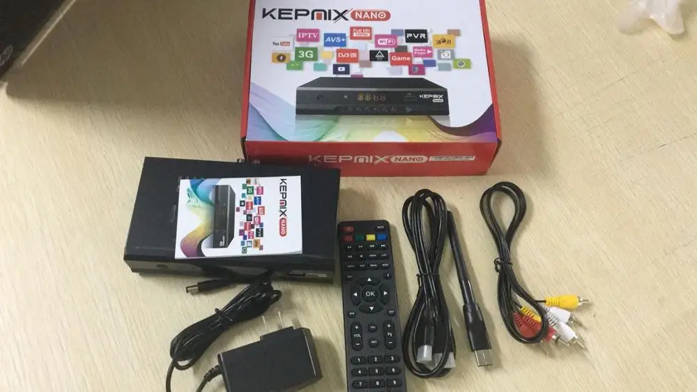 3 шт. hellobox цифровой ТВ приемник hevc Kepnix nano h.265 3 шт. приемник m3u поддержка PowerVu Biss cam utube - Цвет: av wifi