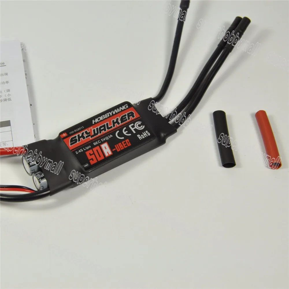 1 шт. регулятор скорости Hobbywing Skywalker 20A 40A 50A ESC с UBEC для радиоуправляемых