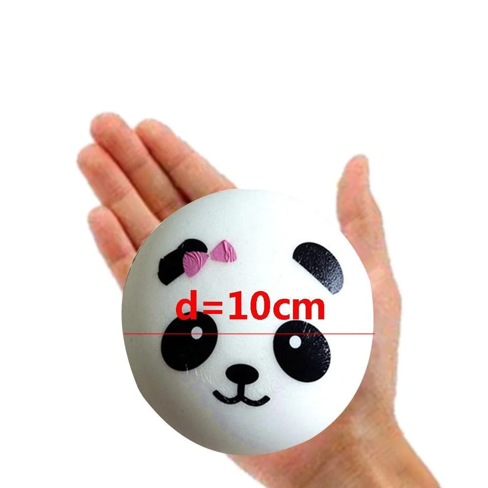 10 см сжимаемая панда/медведь/хлеб мягкая медленно восстанавливающая форму