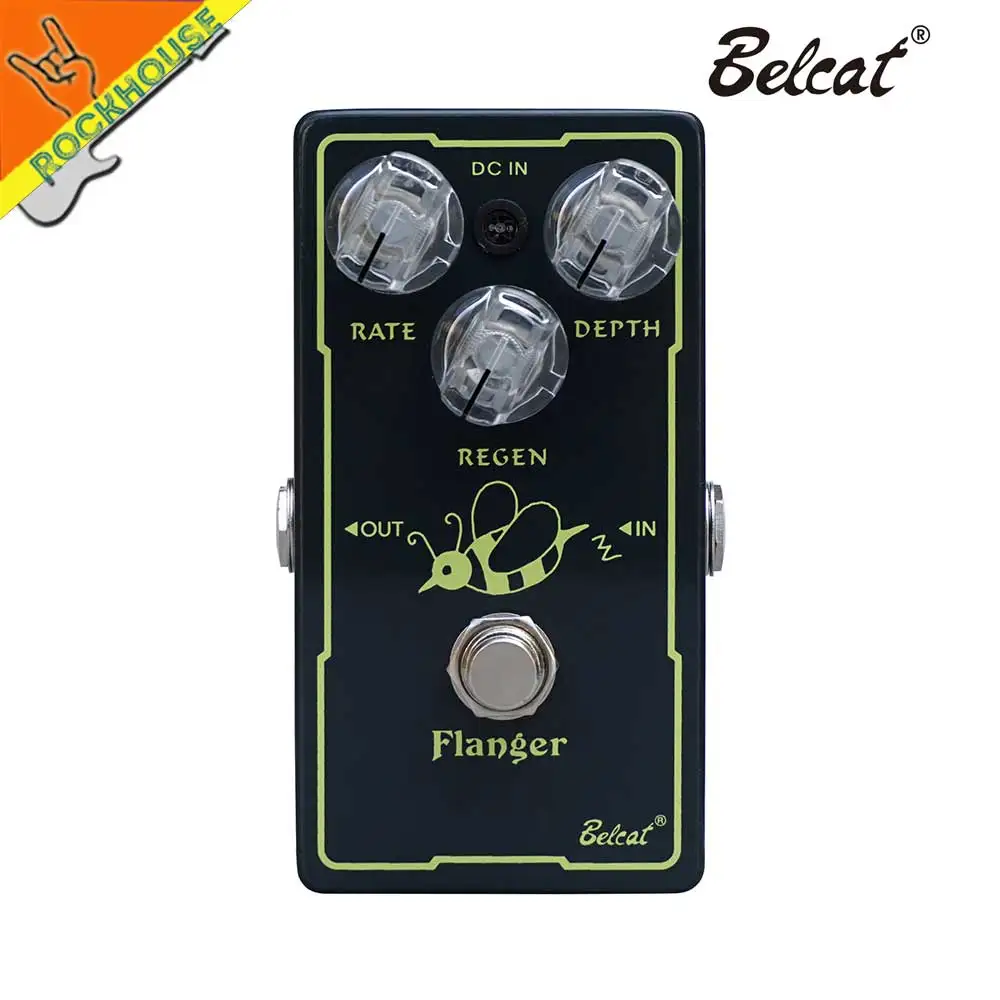 Belcat Flanger гитарные педали эффектов аналоговые True Bypass Бесплатная доставка | Спорт и