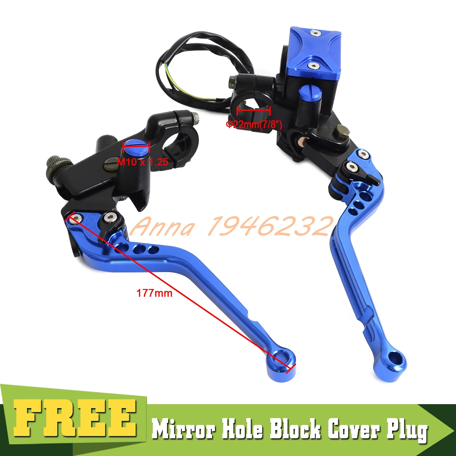 Универсальный тормозной цилиндр 7/8 &quotдля Yamaha YZ 80/85 125 250 250F 426F 450F YZF125 TTR WR XT 250|master