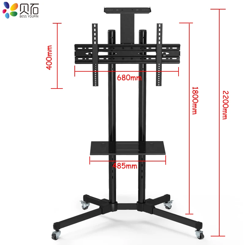 УНИВЕРСАЛЬНАЯ ТЕЛЕЖКА для телевизора штатив на колесиках плазменного ТВ 32-65