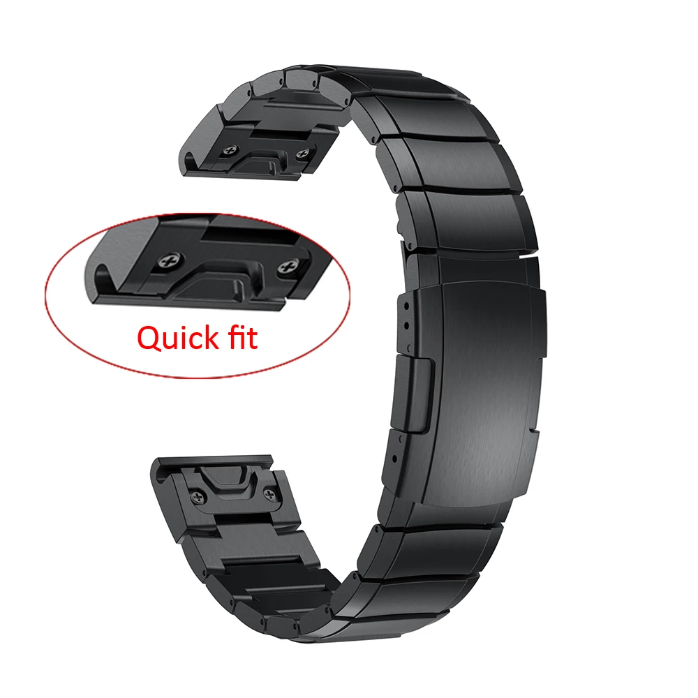

22mm watch bracelet watchbands Stainless steel strap smart watch accessories band For Garmin Fenix 5/Forerunner 935/S60 band