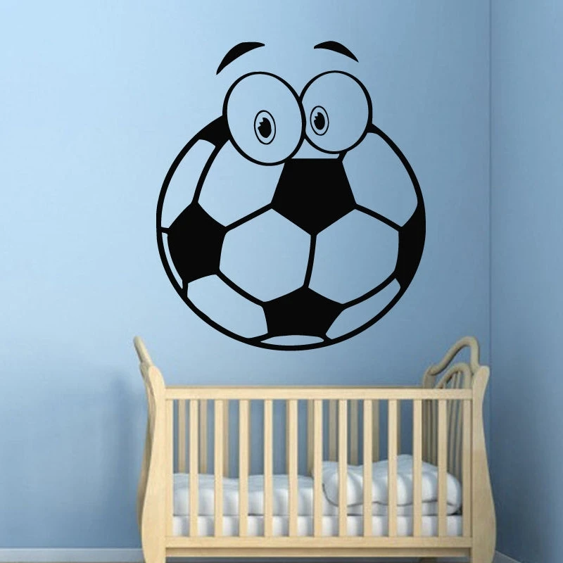 Наклейки для футболиста спортивные шлемы декора детской комнаты виниловые