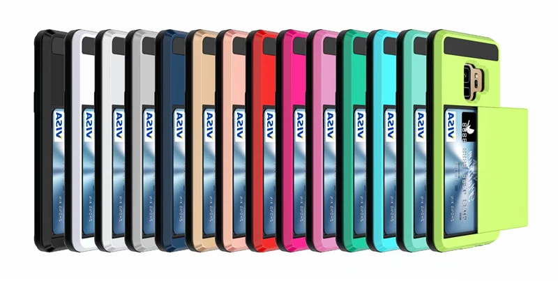 Для samsung Galaxy S10e S9 S8 Note 10 Plus чехол-кошелек с отделением для кредитных карт PC чехол для S6 S7 Edge TPU Защитный противоударный чехол