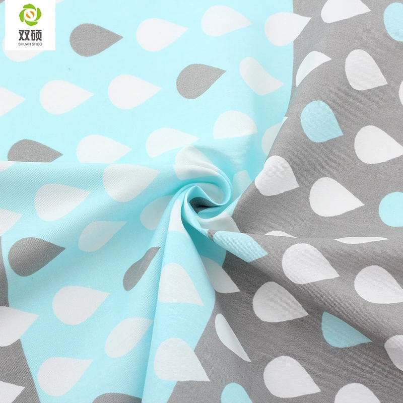 Twill Cotton Fabric For Sewing Baby Bedding Clothes Doll Dress Skirt Patchwork Cartoon Tissue Material9 PCS/LOTS 40*50CM|cotton fabric|twill cotton