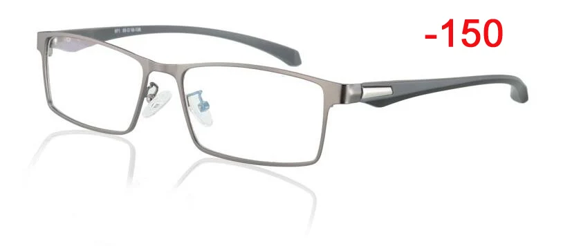 1.0 to-4.0 Retro Round Sun Photochromic Finished Myopia Eyeglasses Frame Men Women with color lens Sun glasses Myopia Eyewear - Цвет оправы: Gray -150