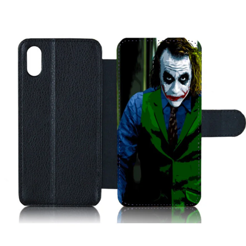 Флип-чехол для iPhone X Xs XR XsMax мультфильм Железный человек комикс Killing Joker печать