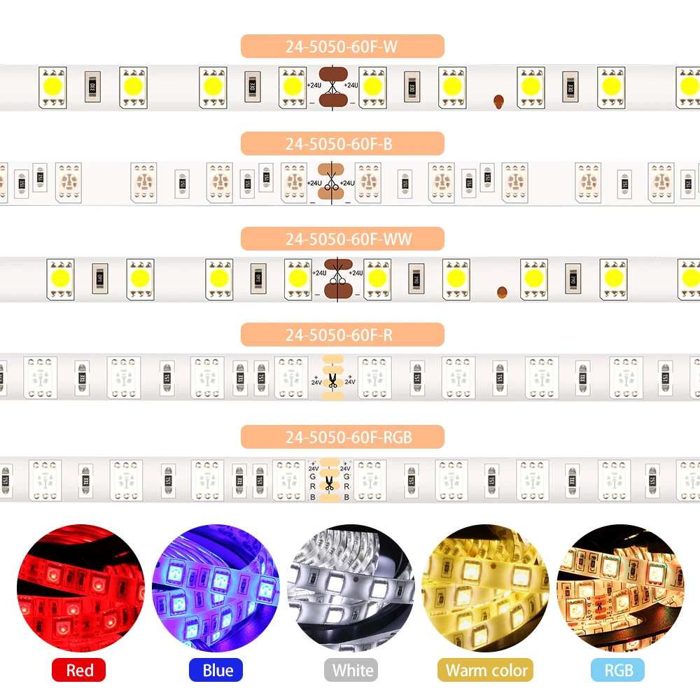 Светодиодный ленточный светильник SMD 5050 DC 24 в 60 Светодиодный/м светодиодный светильник s гибкий светодиодный водонепроницаемый IP65 IP20 Диодная лента светодиодный светильник ing DC24V