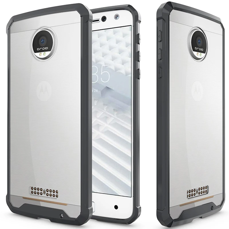 Для Motorola Moto Z Force чехол для Droid прозрачный капля Подушка бампер гибрид Edition |