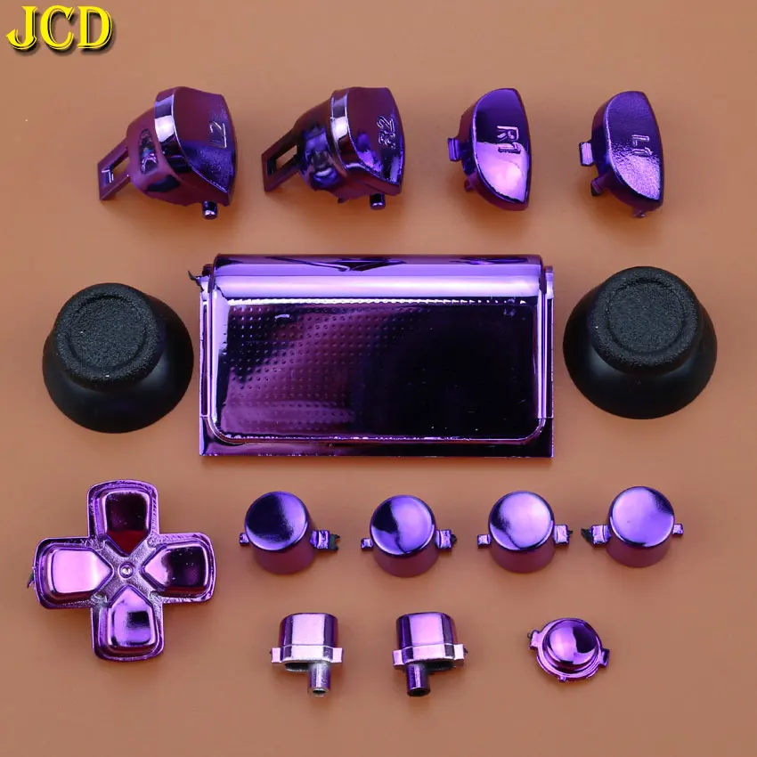 JCD покрытие ABXY триггер Кнопка Dpad L1 R1 L2 R2 направление ключ ж/аналоговый джойстик Крышка для sony PS4 Pro тонкий контроллер JDS-040