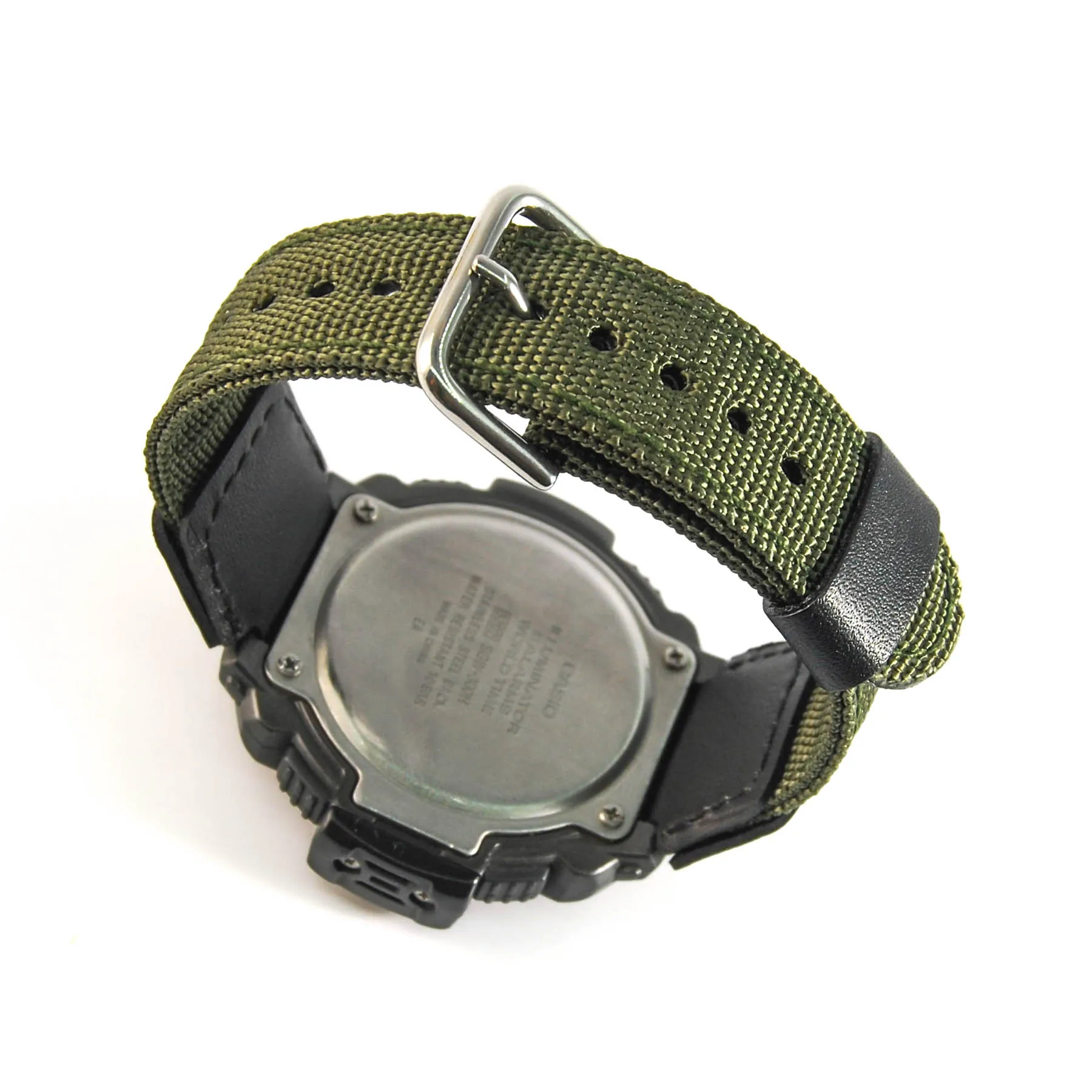 Сменный Браслет ремешок для объектива с оптическими зумом CASIO цифровые часы AQ-S810W SGW-300H SGW-400H нейлон+ кожа водонепроницаемый ремешок для часов