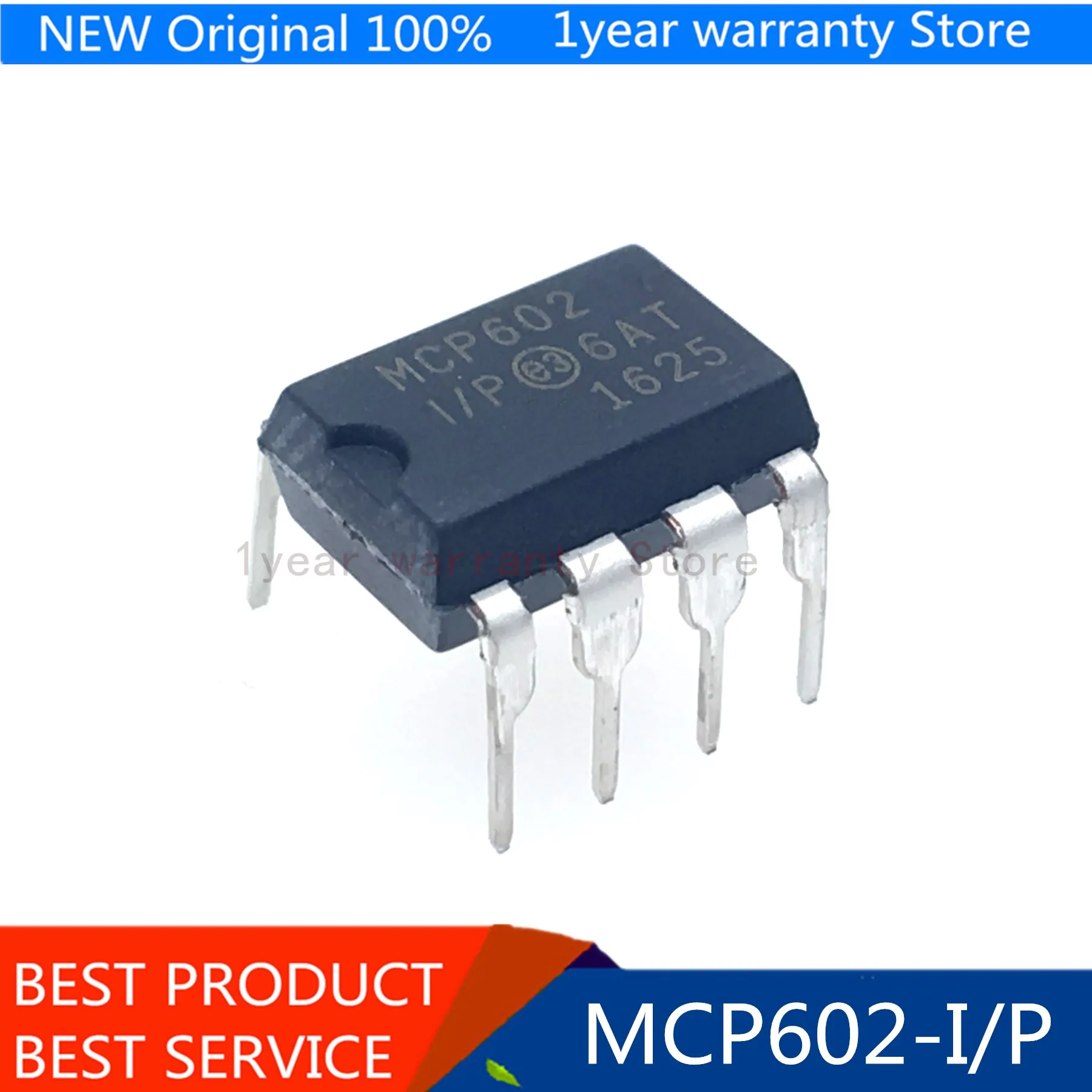 10 шт./лот MCP602 I/P DIP8 2 7 V to 5 одиночная поставка CMOS Op Amps новый оригинальный Бесплатная