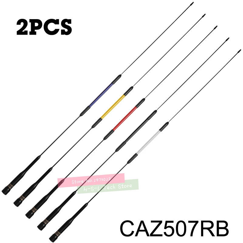 2PCS Car Walkie Talkie Antenna Dual Band Mobile Radio Antenna Car High Gain Antenna 144/430MHz 100W For Ham Radio Amateur high gain dual band car station antenna band short wave antenna effect excellent two way radio antenna mobile car walkie talkie