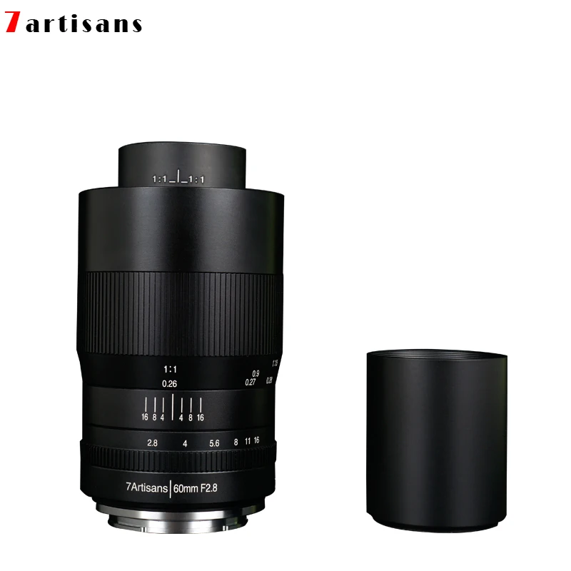 7 ремесленников 60 мм F2. Макрообъектив с 8 1:1 увеличением для Canon EOSM eosd E Fujifilm M43 Nikon Z