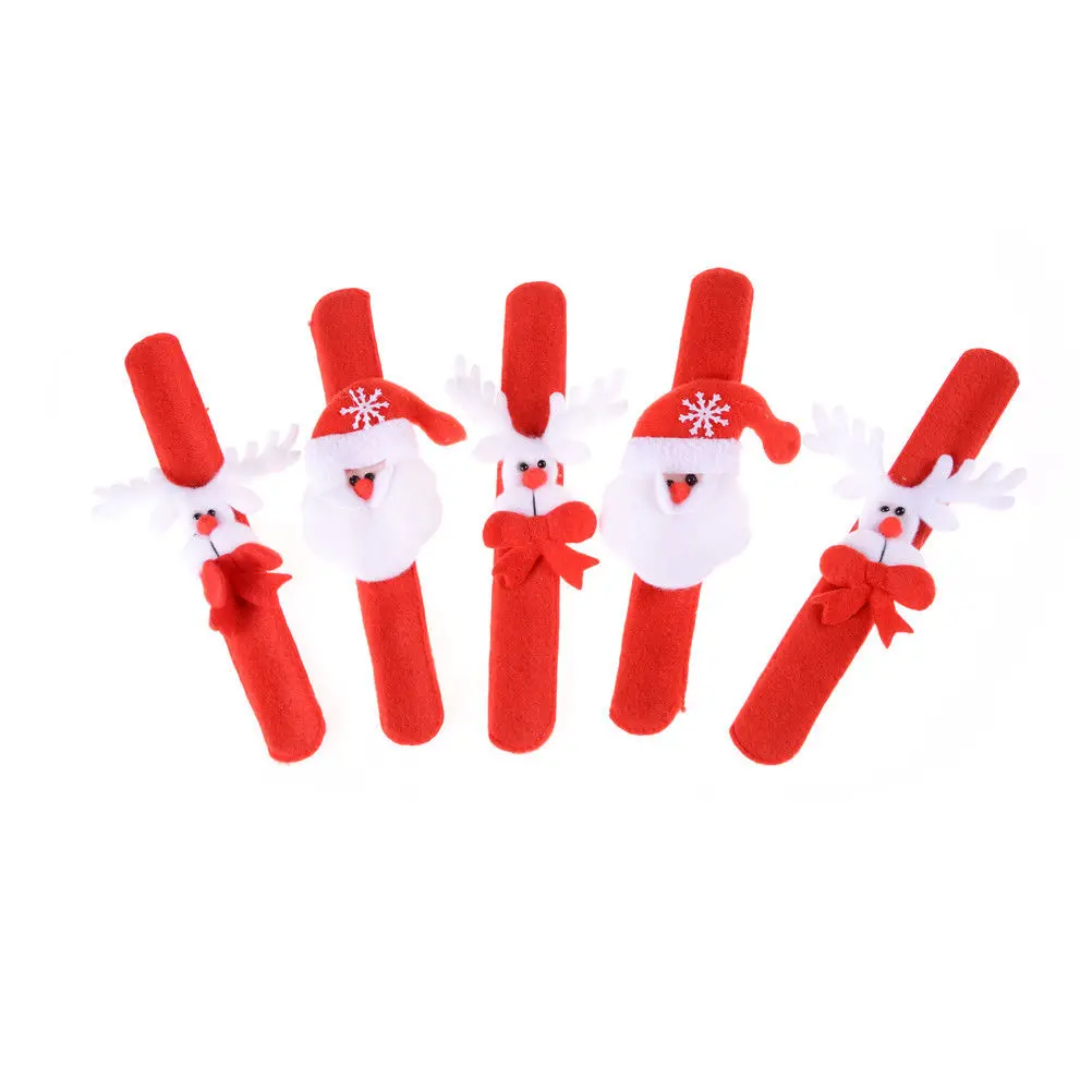 1 шт. Забавный Рождественский браслет ручная работа на запястье Декор Санта