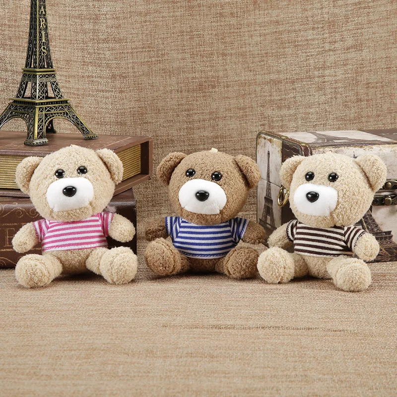 Плюшевый мишка тедди 12 см мини дизайн для девочек плюшевая игрушка кукла мягкие