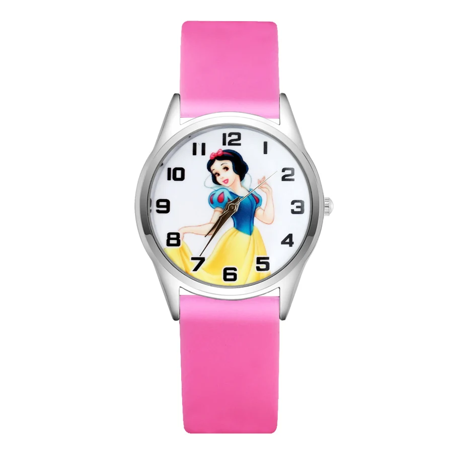 

Cartoon pretty princess style Children's Watches Women's Students girls Boys Quartz Soft Silicone strap Wrist Watch JC95