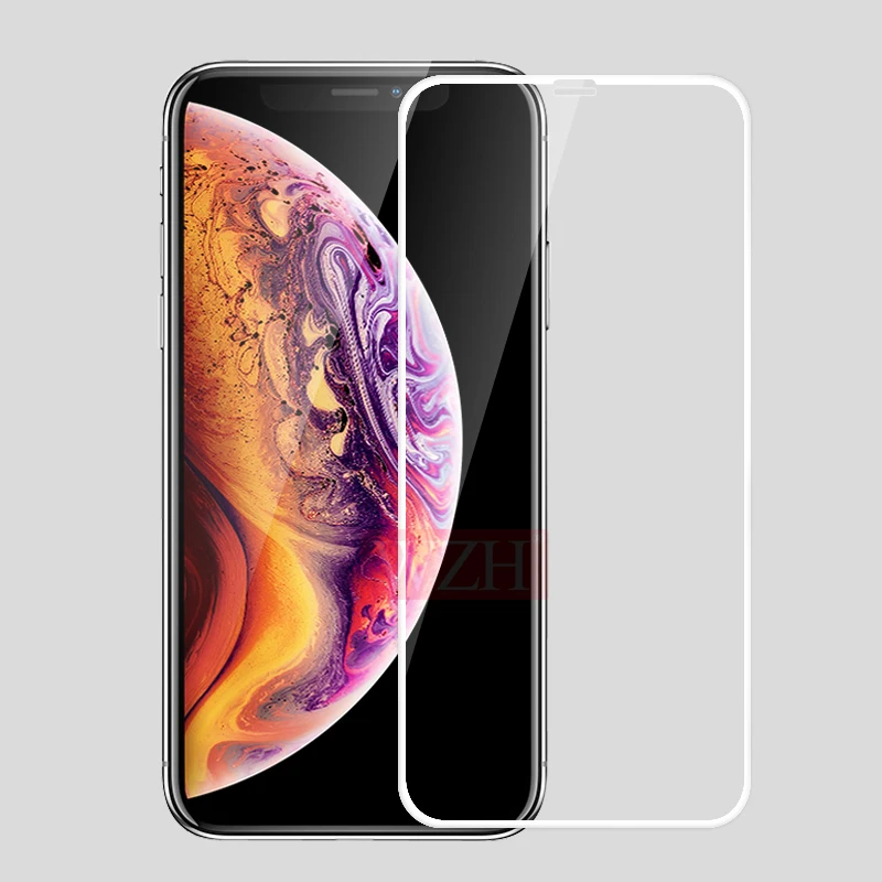 5 шт./лот, полное покрытие, закаленное стекло для iPhone XS Max XR, Защитное стекло для экрана iPhone 6, 6s, 7, 8 Plus, X, 5, 5S, защитное стекло