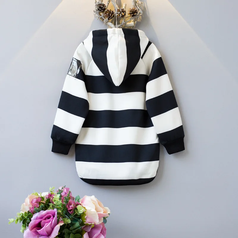 2018 новое осенне-зимнее платье с капюшоном для маленьких девочек бархатное в