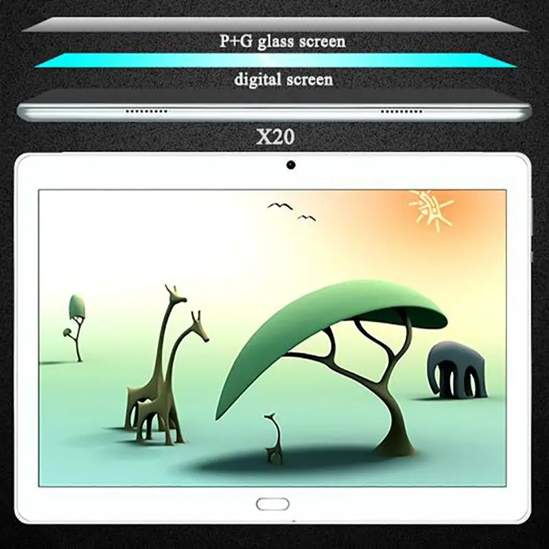 10.1 inch MT6797 Deca Core Tablet PC Android 7.0 P+G 1920*1200 IPS Screen 128GB Rom Dual-Band 5G WiFi GPS 3G 4G LTE 10 Core