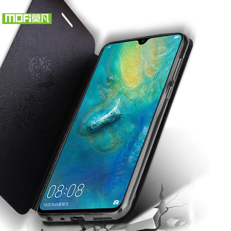 Чехлы Mofi для Huawei Mate 20 Pro силиконовый чехол-книжка кожаный Оригинальный чехол |