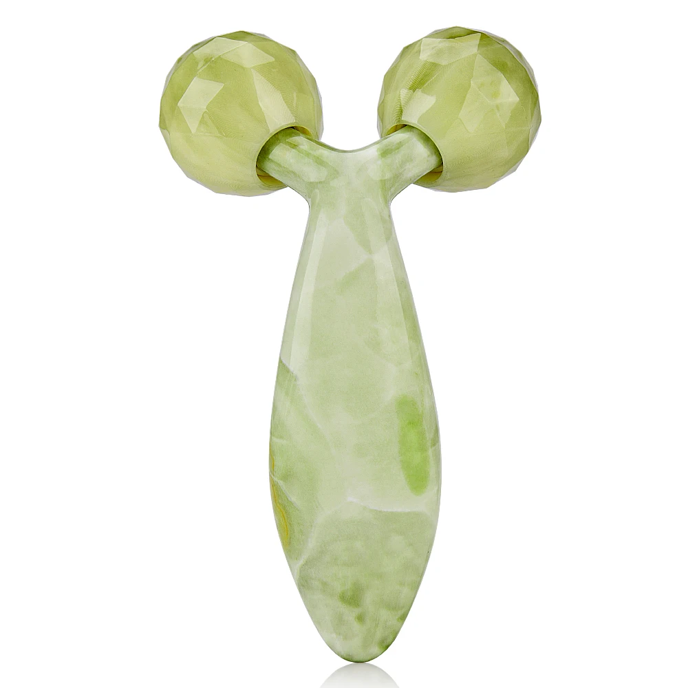 Имитация нефрита роликовый массажер лица антицеллюлитный для против старения