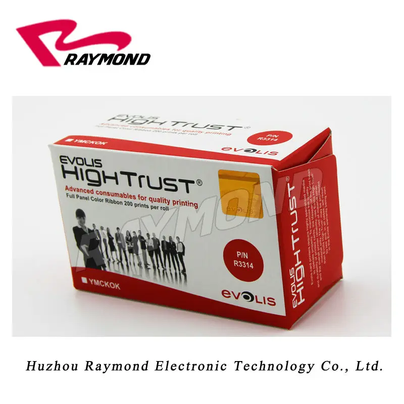 Оригинальный карточный принтер Evolis Dualys 3 Quantum и Securion цветная лента YMCKOK R3314 200