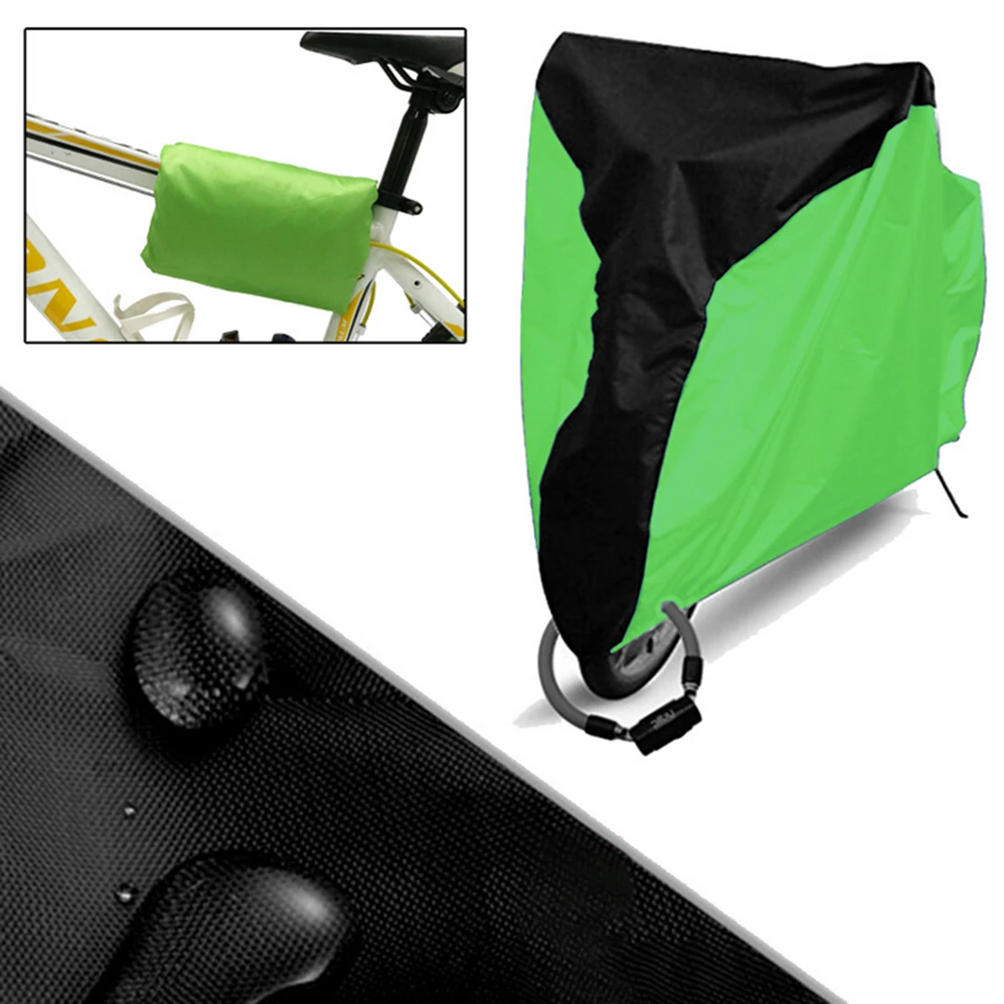 2018 New Portable Bicycle Cover Durable Waterproof Rainproof Bike Rain Dust Resistant Protector Cycling Accessories | Спорт и