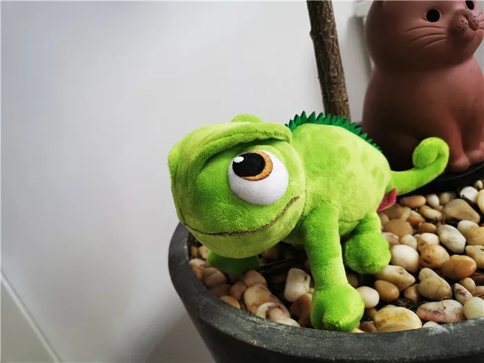 Tangel Rapunzel Pet Pascal Хамелеон ящерица плюшевые игрушки, забавные мягкие животные 22 см для маленьких девочек детские игрушки для детей
