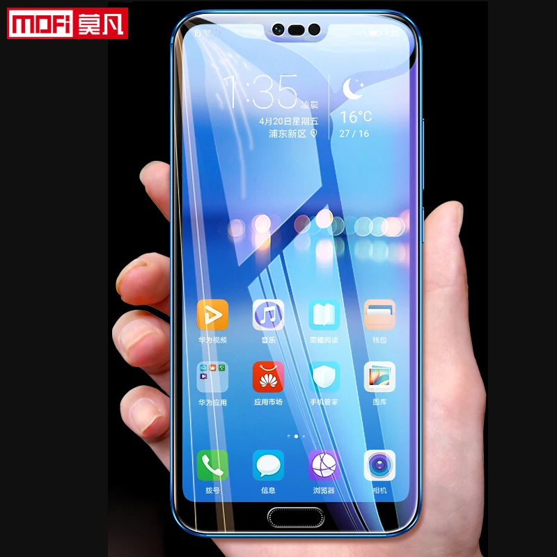 Защитная пленка для экрана Huawei Honor 10 закаленное стекло полное покрытие Ультра