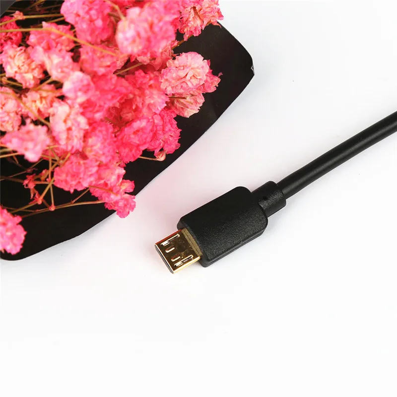 CatXaa 12 см короткий позолоченный зарядный Micro USB кабель легко носить практичное зарядное устройство Внешний аккумулятор кабель для зарядного устройства наушники
