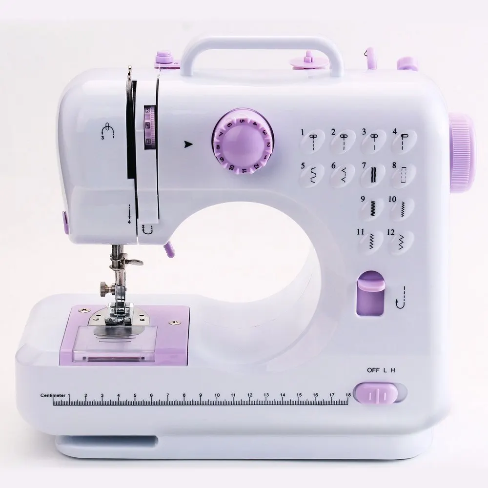 Мини швейная машинка электрические бытовые 12 стежков многофункциональная