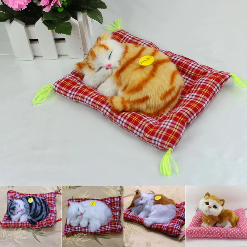 Лидер продаж kawaii 17 см * 14 плюшевые мягкие игрушки кошки кукла животные имитация