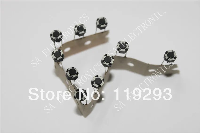 [BELLA] Оригинальные внутренние клавиши смесителя, оригинальный EVQ 11004K Круглый тактовый выключатель, 2 фута, 6x6x1-шт./партия