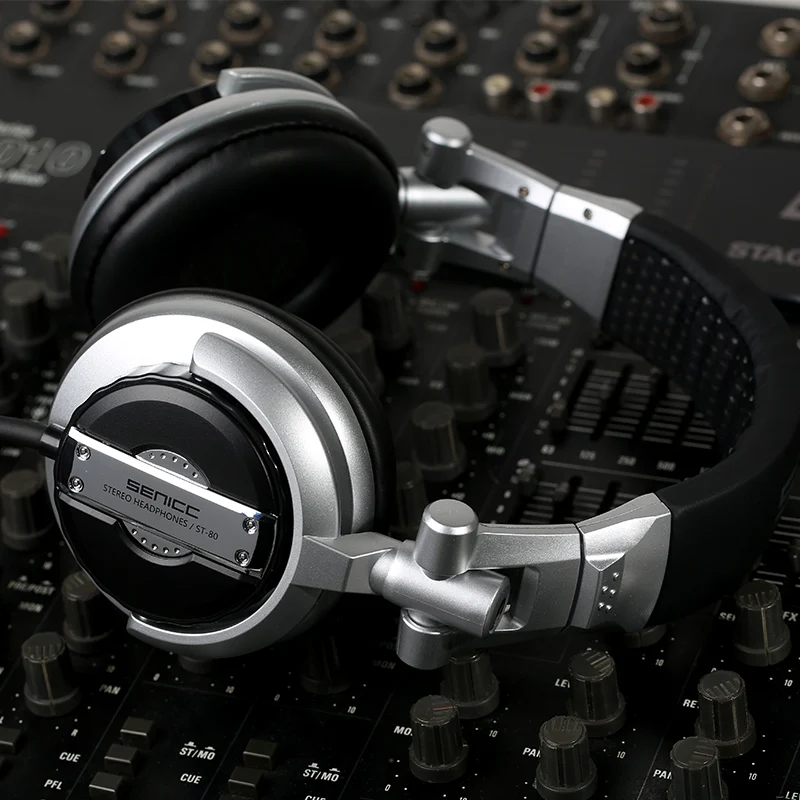 SENICC ST 80 Профессиональный Студийный Монитор Наушники Hifi сабвуфер Enhanced Super Bass