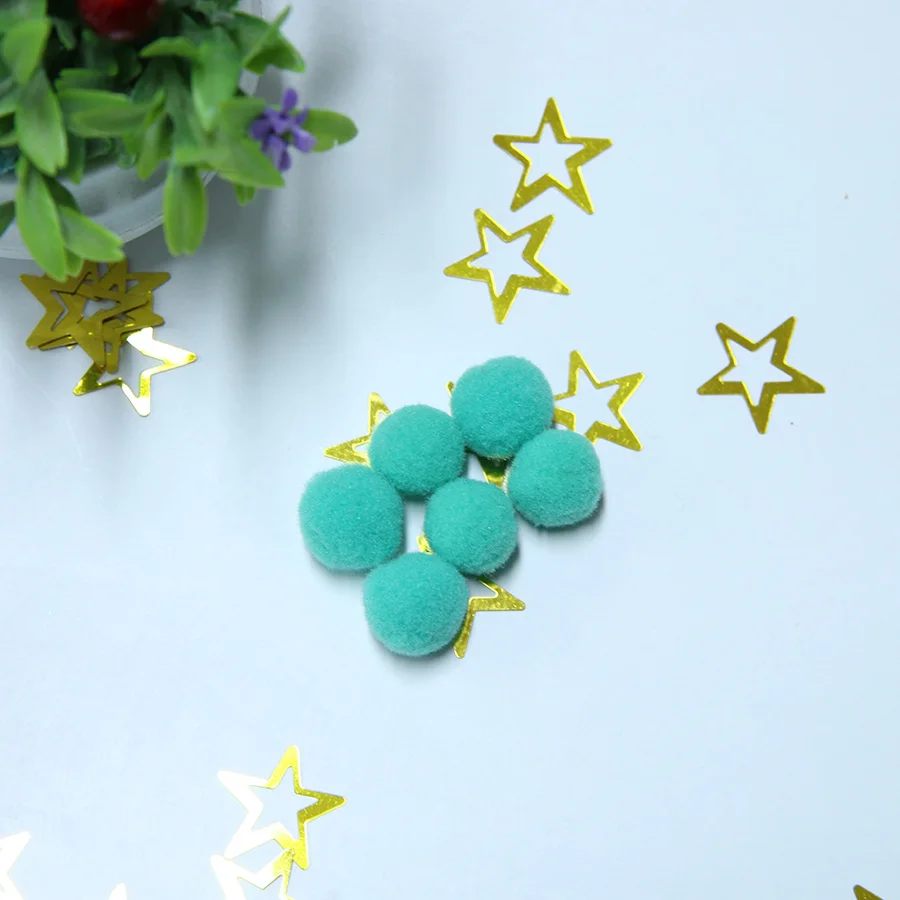 Tiffany Blue 15 мм полиэфирные помпоны для детского душа, подарок для детей, поделки своими руками, товары для рукоделия, помпоны для украшения дома, помпоны, Свадебный декор - Цвет: Tiffany Blue