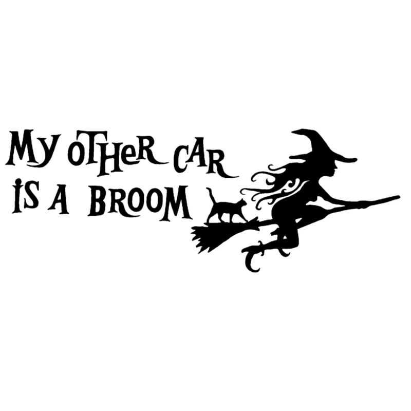 CK2354# наклейки на авто My Other Car Is A Broom водонепроницаемые машину наклейка для